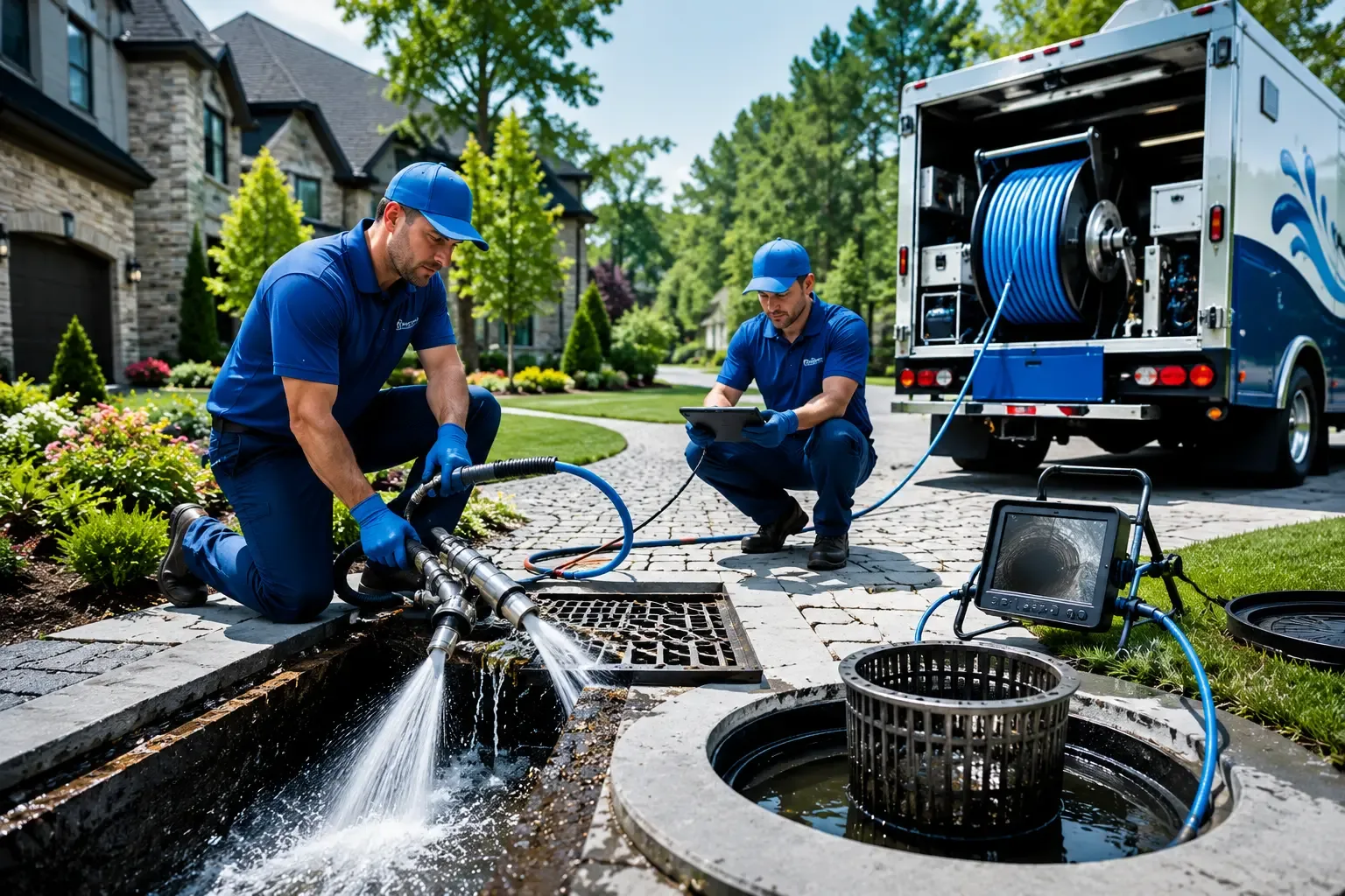 Local outdoor drain cleaning professionals in Liverpool, IL