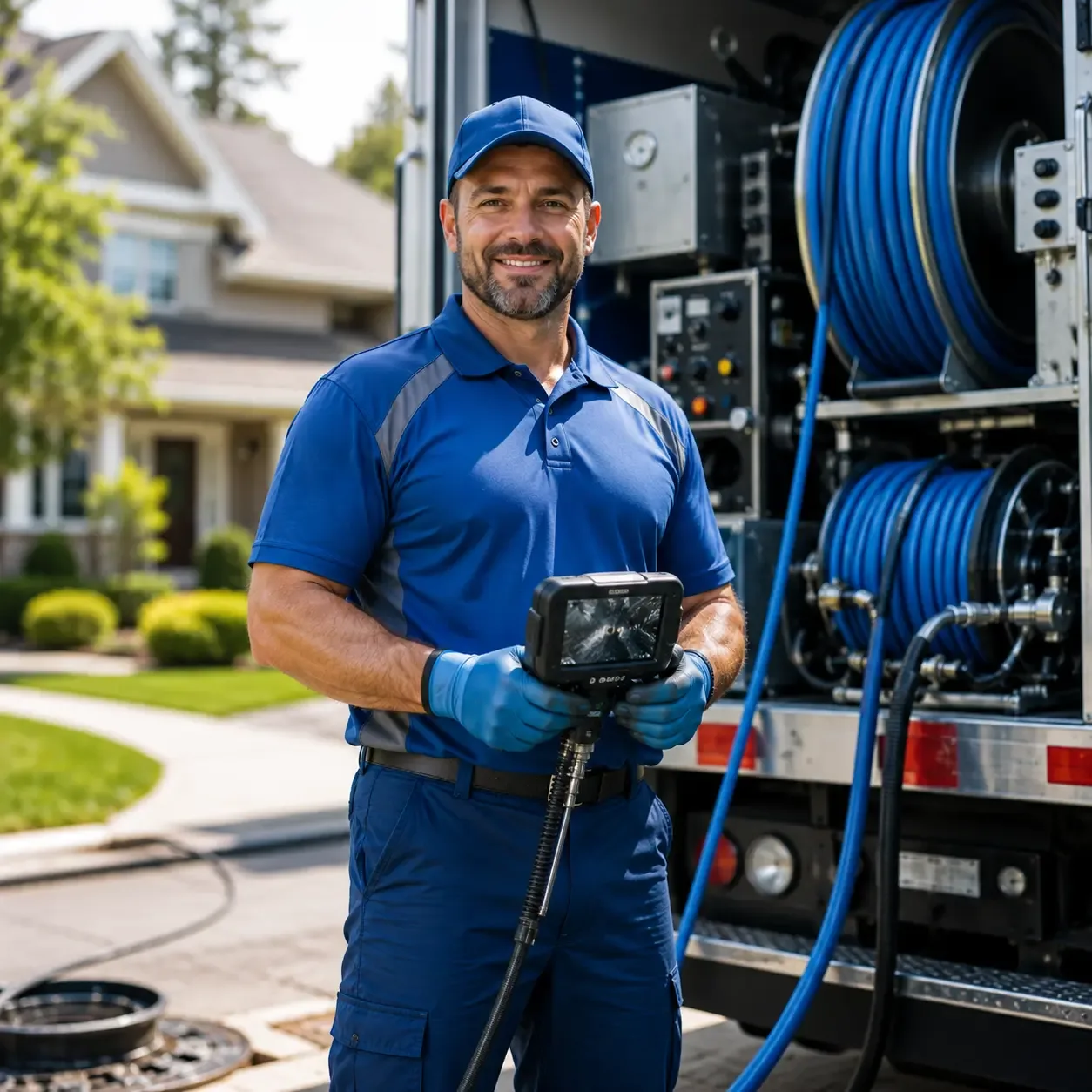 Local outdoor drain cleaning specialists in Liverpool, IL